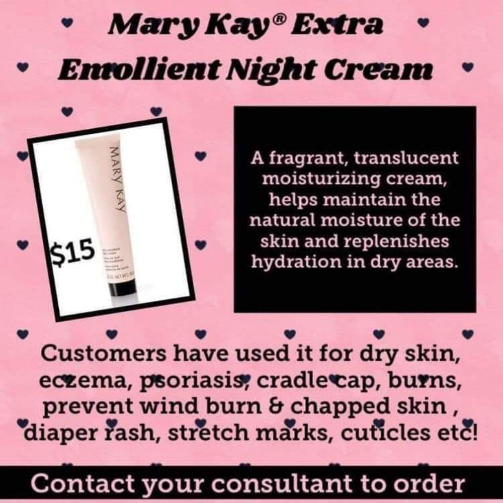 Mary Kay Extra Emolients Night Cream.
